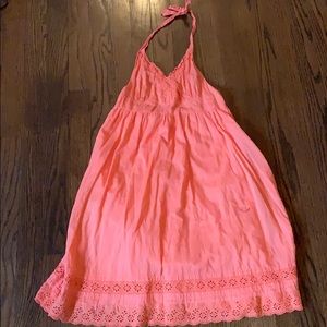 Coral dress